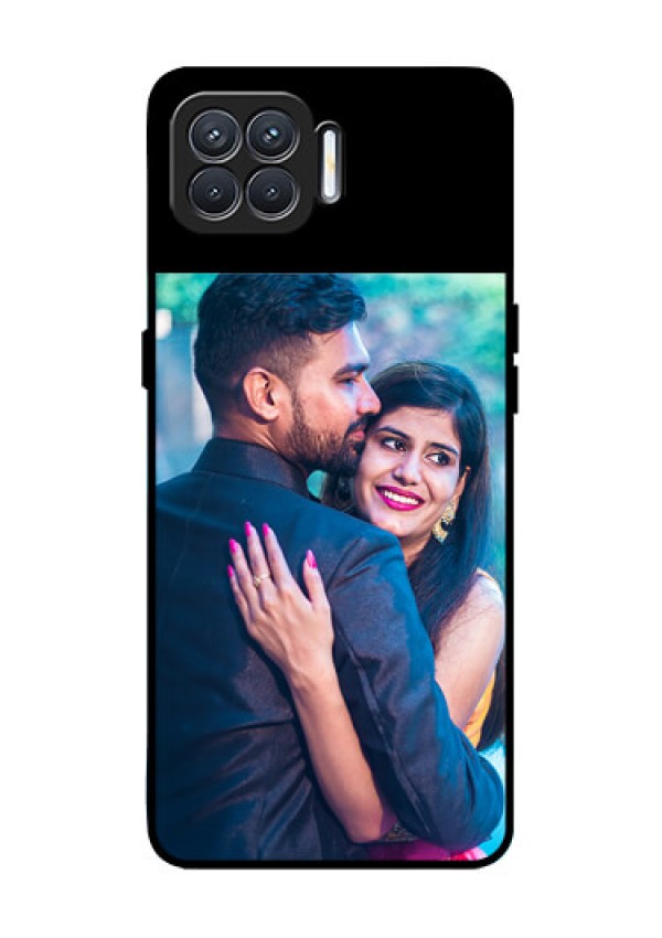 Oppo F17 Custom Glass Phone Case - Upload Full Picture With Custom Color Design
