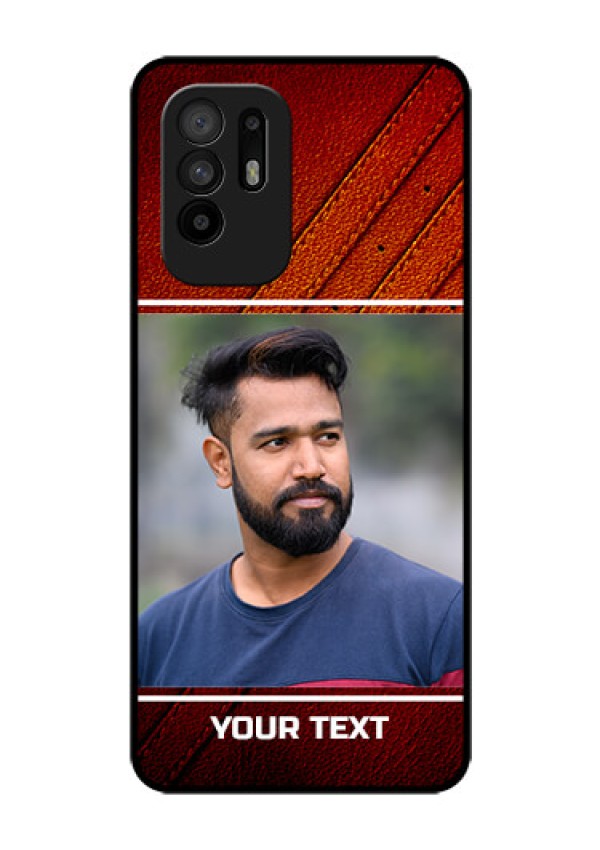 Oppo F19 Pro Plus 5G Personalized Glass Phone Case - Leather Phone Case Design