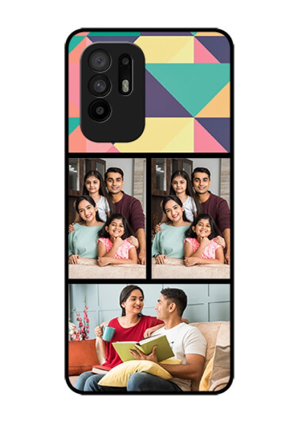Oppo F19 Pro Plus 5G Custom Glass Phone Case - Bulk Pic Upload Design