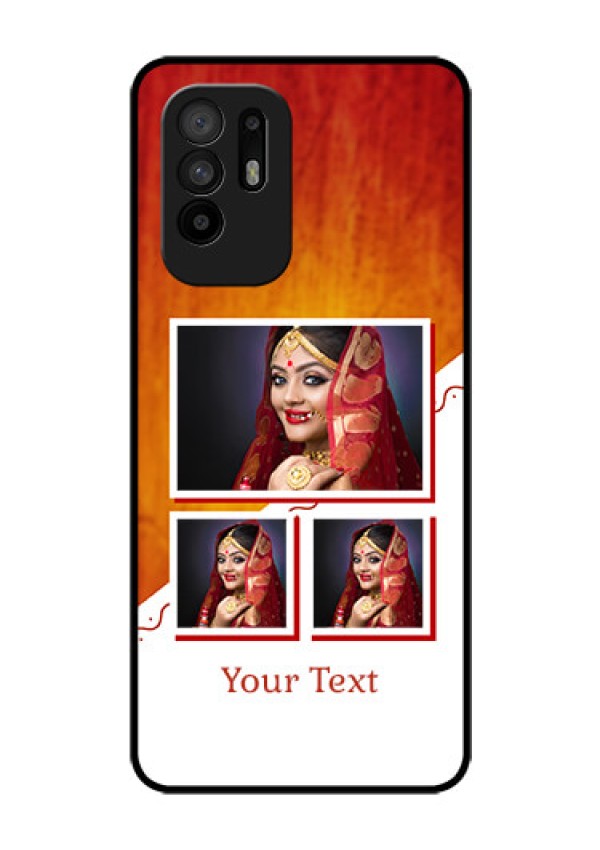 Oppo F19 Pro Plus 5G Custom Glass Phone Case - Wedding Memories Design