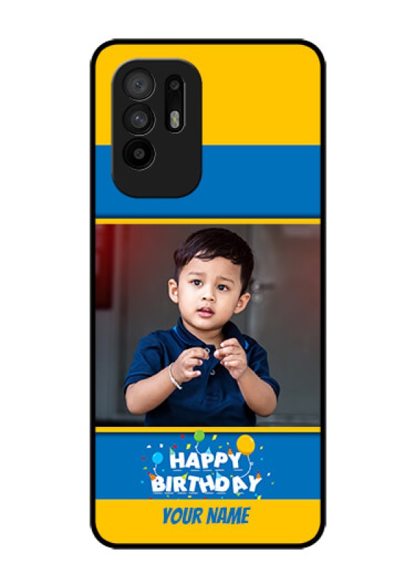 Oppo F19 Pro Plus 5G Custom Glass Mobile Case - Birthday Wishes Design
