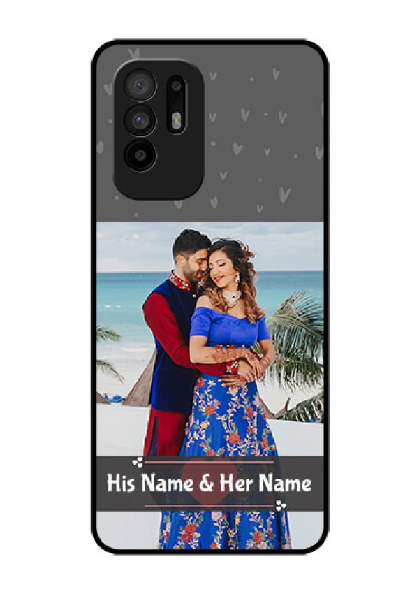 Oppo F19 Pro Plus 5G Custom Glass Mobile Case - Buy Love Design with Photo Online