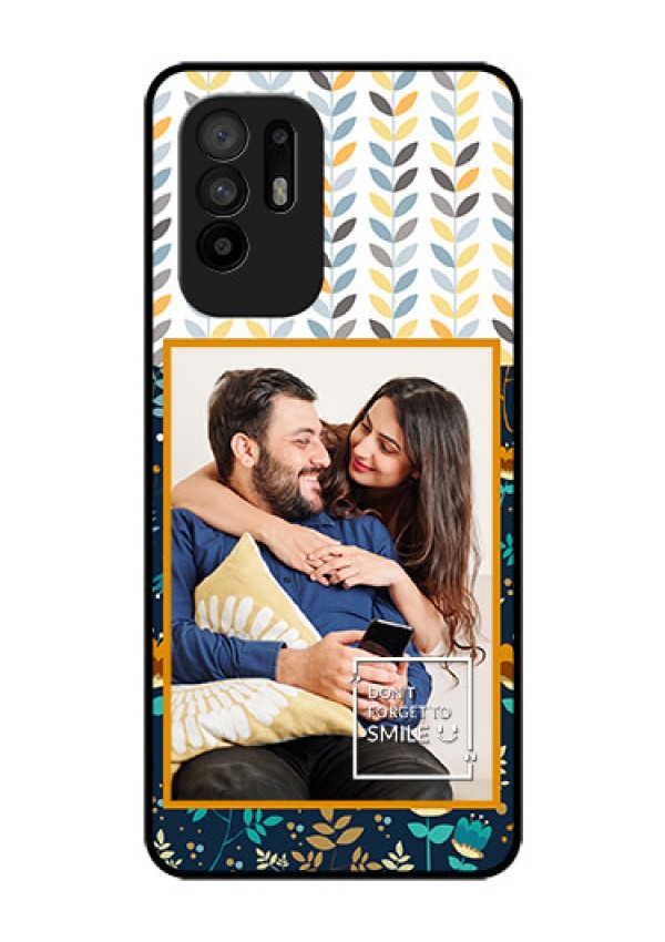 Oppo F19 Pro Plus 5G Custom Glass Mobile Case - Pattern Design