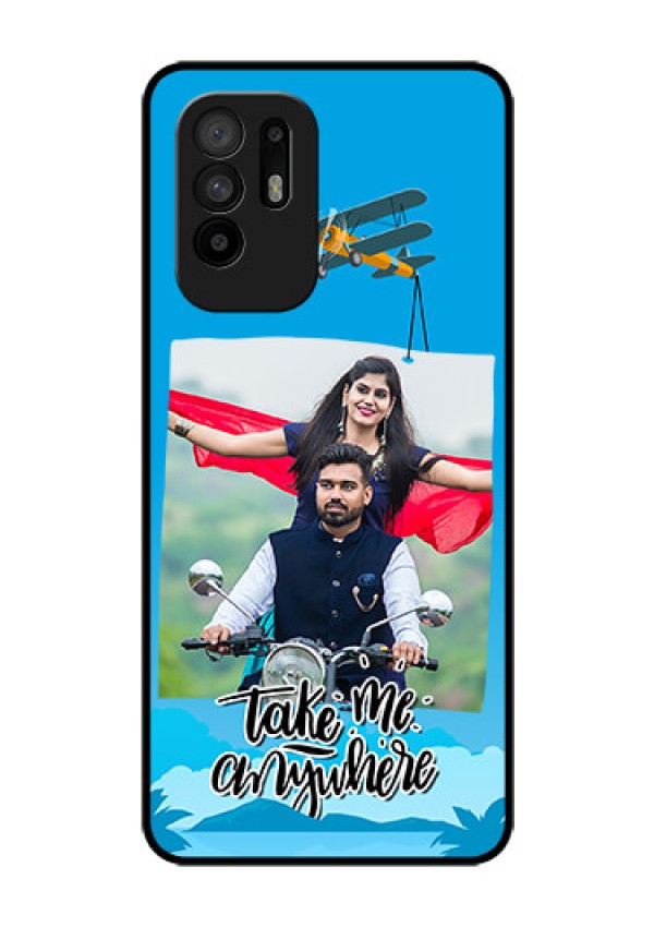 Oppo F19 Pro Plus 5G Custom Glass Mobile Case - Traveller Design 