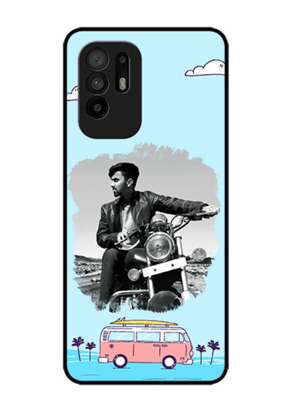 Oppo F19 Pro Plus 5G Photo Printing on Glass Case - Travel & Adventure Design