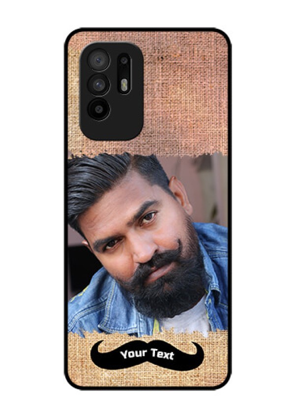 Oppo F19 Pro Plus 5G Personalized Glass Phone Case - with Texture Design