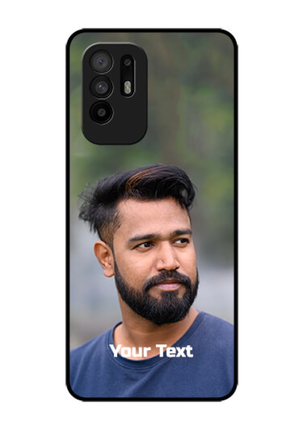 Oppo F19 Pro Plus 5G Glass Mobile Cover: Photo with Text