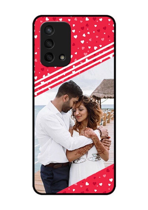 Oppo F19s Custom Glass Mobile Case - Valentines Gift Design