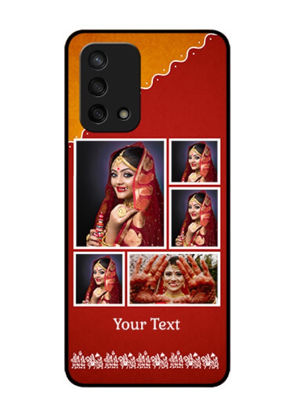 Oppo F19s Personalized Glass Phone Case - Wedding Pic Upload Design