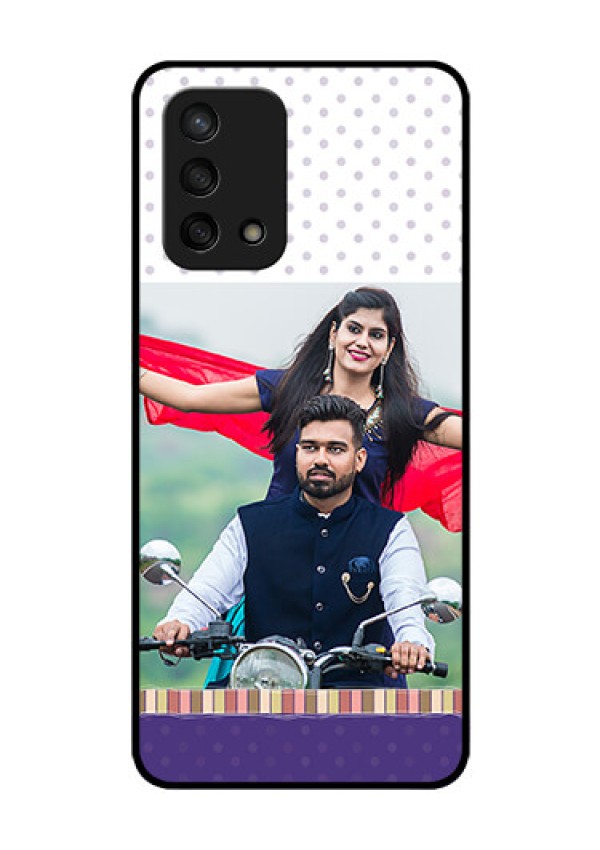 Oppo F19s Photo Printing on Glass Case - Cute Family Design