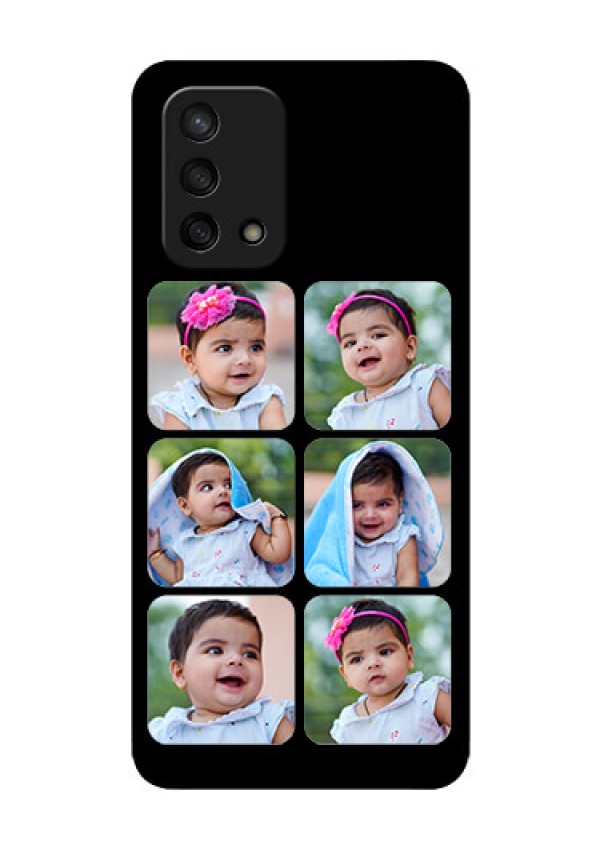 Oppo F19s Photo Printing on Glass Case - Multiple Pictures Design