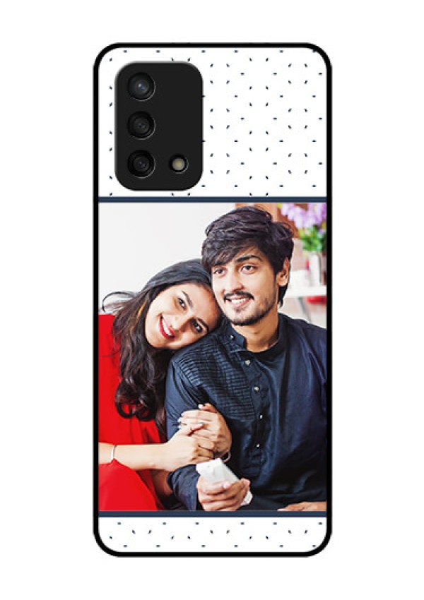 Oppo F19s Personalized Glass Phone Case - Premium Dot Design