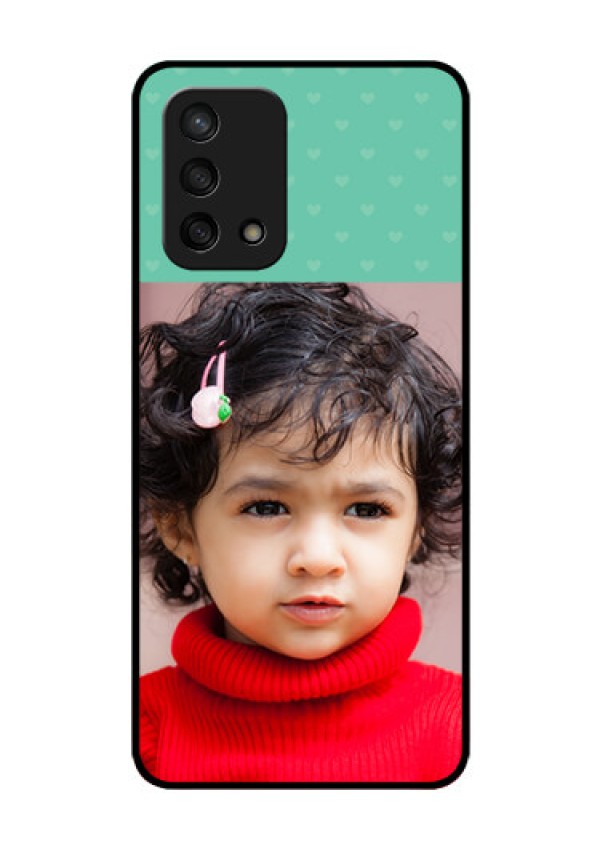 Oppo F19s Custom Glass Phone Case - Lovers Picture Design