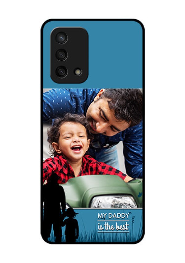 Oppo F19s Custom Glass Mobile Case - Best dad design 
