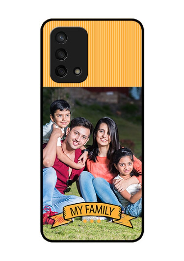 Oppo F19s Custom Glass Phone Case - My Family Design