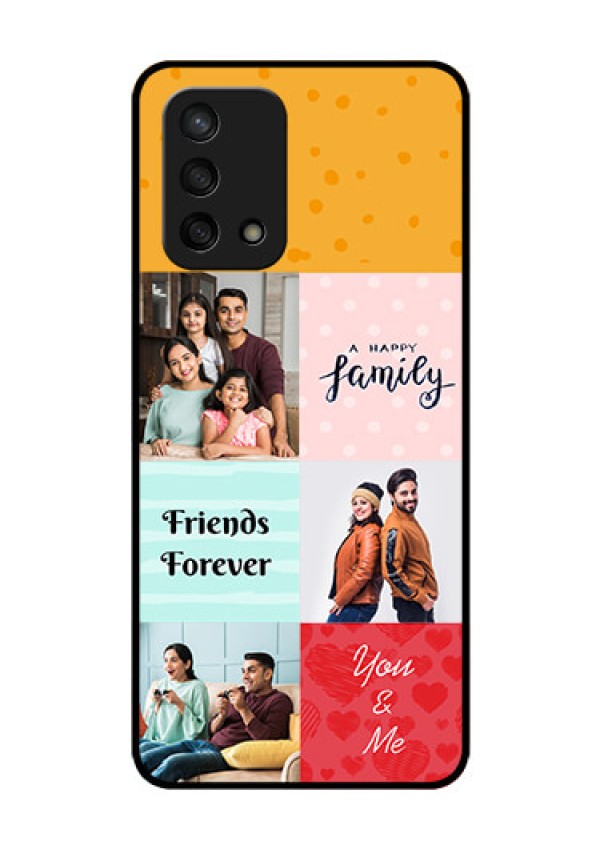 Oppo F19s Personalized Glass Phone Case - Images with Quotes Design