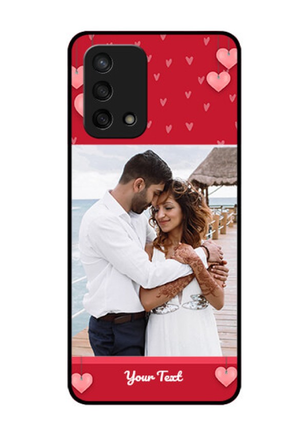 Oppo F19s Custom Glass Phone Case - Valentines Day Design