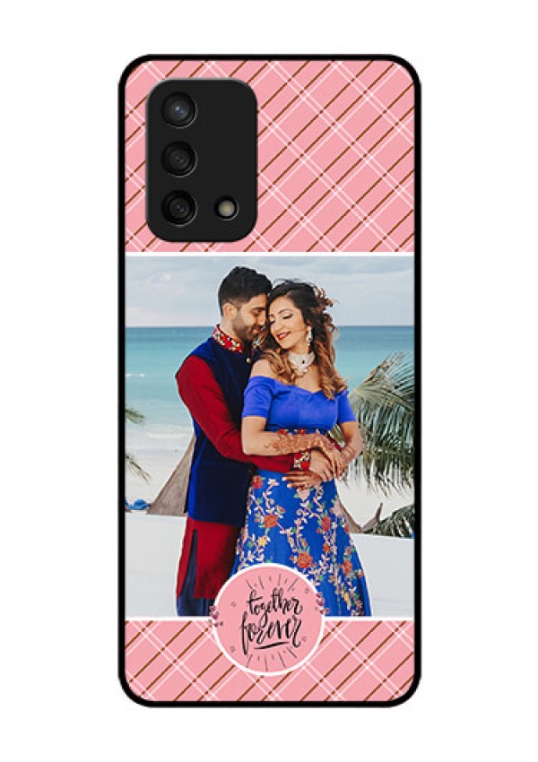 Oppo F19s Personalized Glass Phone Case - Together Forever Design
