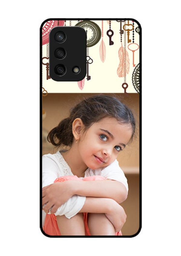 Oppo F19s Custom Glass Mobile Case - Boho Style Design