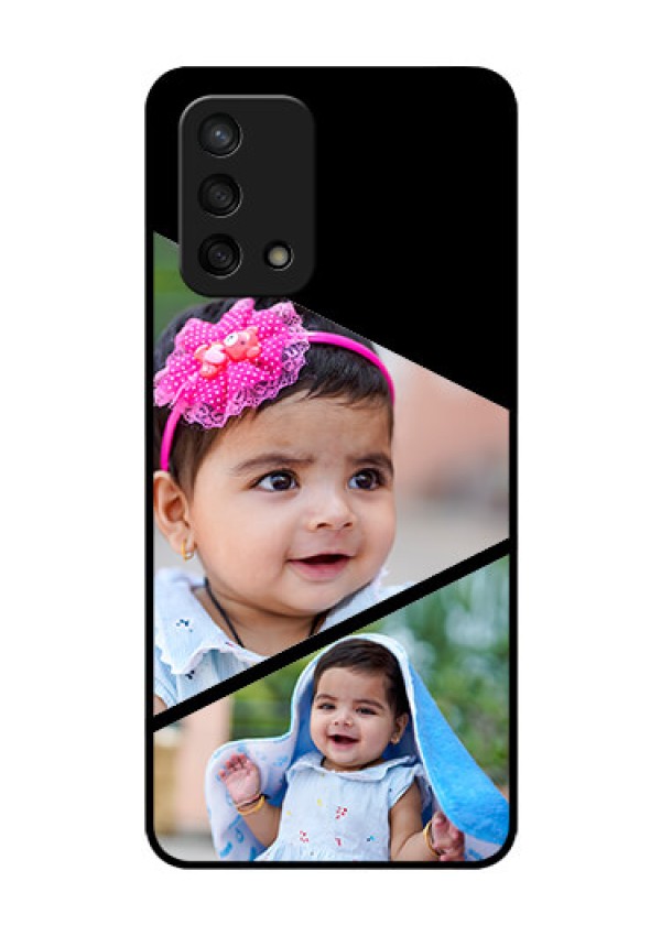 Oppo F19s Custom Glass Phone Case - Semi Cut Design