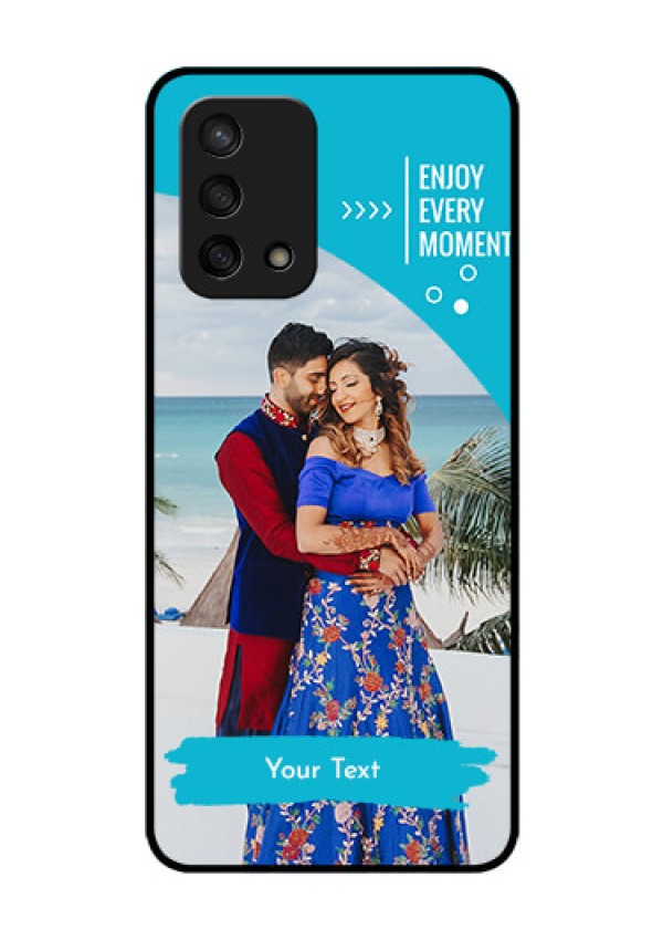 Oppo F19s Custom Glass Mobile Case - Happy Moment Design