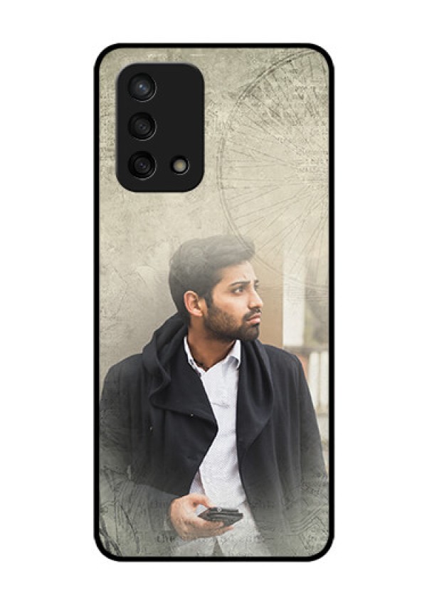 Oppo F19s Custom Glass Phone Case - with vintage design