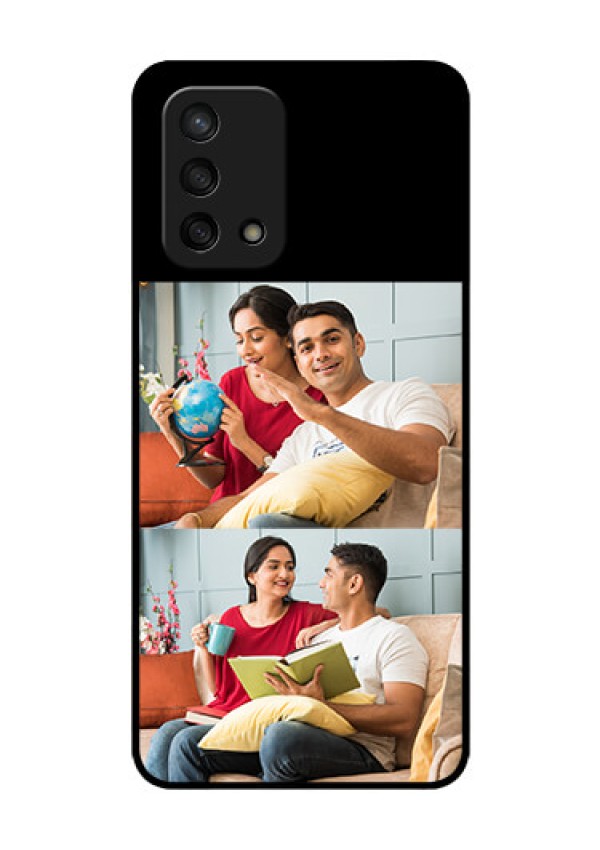 Oppo F19s 2 Images on Glass Phone Cover