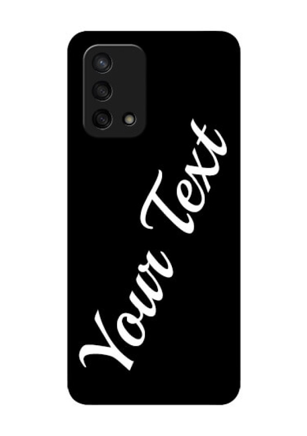 Oppo F19s Custom Glass Mobile Cover with Your Name