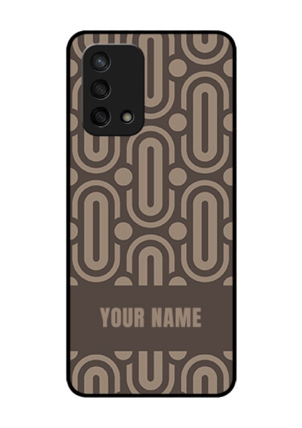 Oppo F19s Custom Glass Phone Case - Captivating Zero Pattern Design