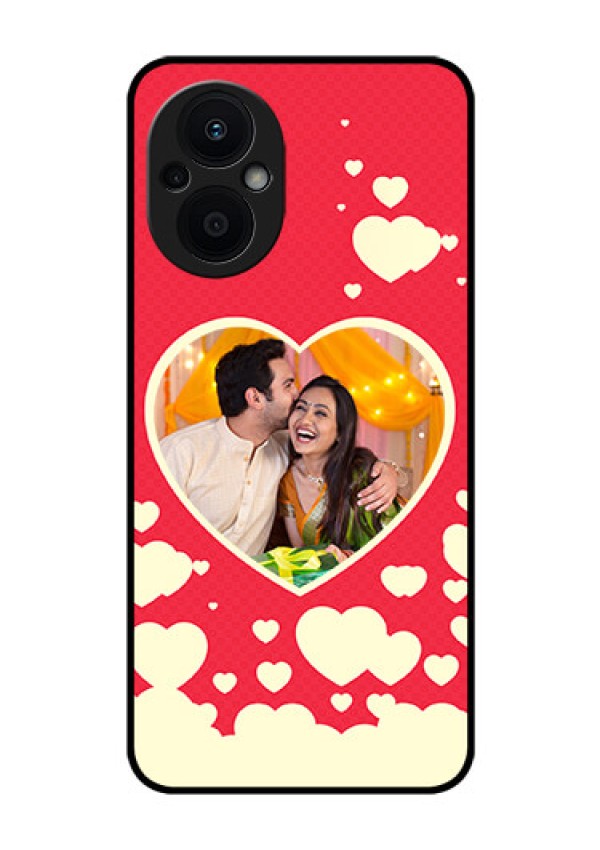 Oppo F21 Pro 5G Custom Glass Mobile Case - Love Symbols Phone Cover Design