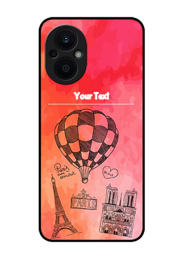 Oppo F21 Pro 5G Custom Glass Phone Case - Paris Theme Design