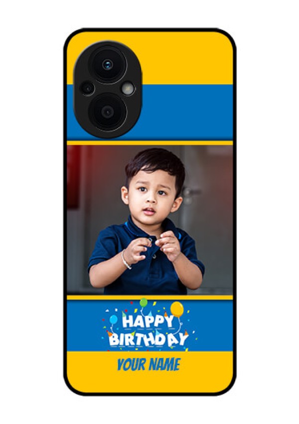 Oppo F21 Pro 5G Custom Glass Mobile Case - Birthday Wishes Design