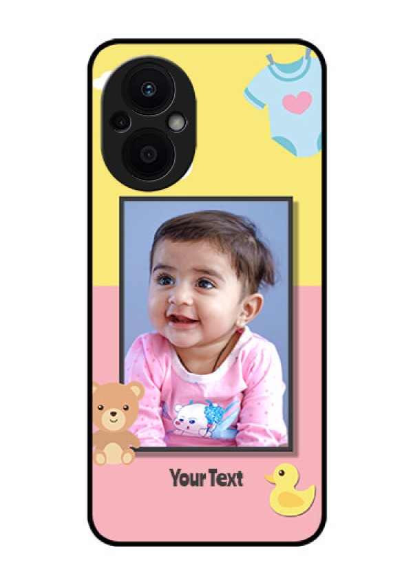 Oppo F21 Pro 5G Photo Printing on Glass Case - Kids 2 Color Design