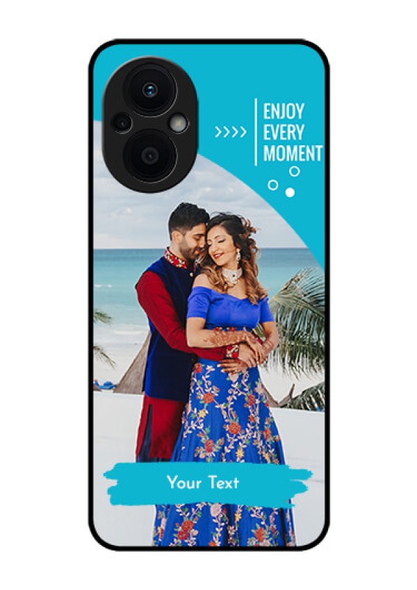 Oppo F21 Pro 5G Custom Glass Mobile Case - Happy Moment Design