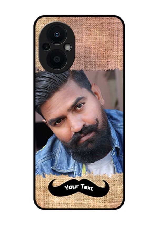 Oppo F21 Pro 5G Personalized Glass Phone Case - with Texture Design