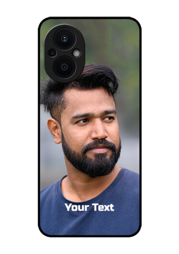 Oppo F21 Pro 5G Glass Mobile Cover: Photo with Text