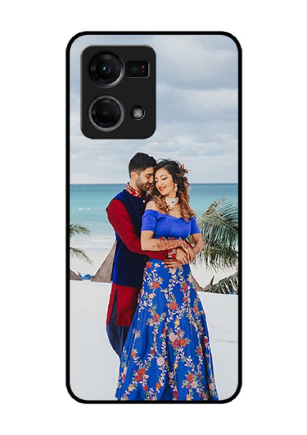 Oppo F21 Pro Photo Printing on Glass Case - Upload Full Picture Design