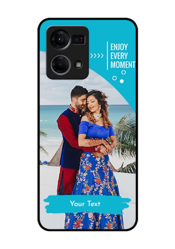 Oppo F21 Pro Custom Glass Mobile Case - Happy Moment Design