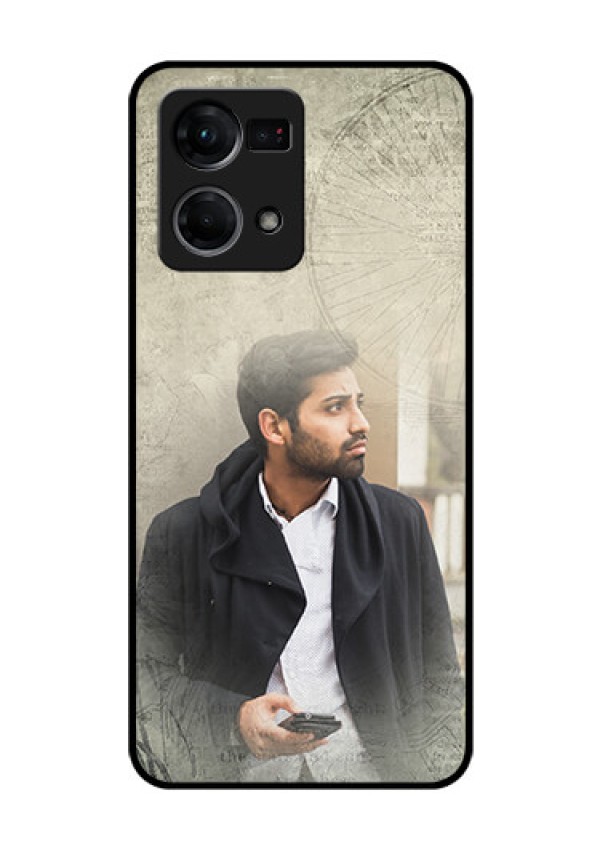 Oppo F21 Pro Custom Glass Phone Case - with vintage design