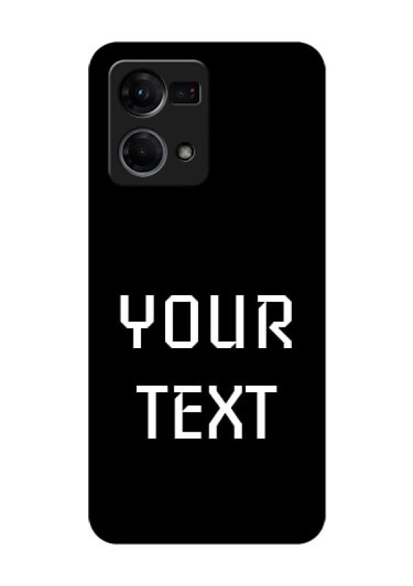 Oppo F21 Pro Your Name on Glass Phone Case