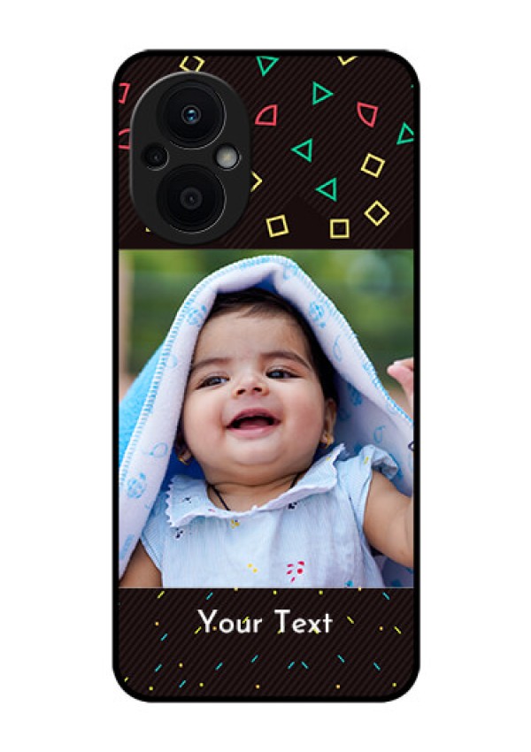 Oppo F21s Pro 5G Custom Glass Phone Case - with confetti birthday design