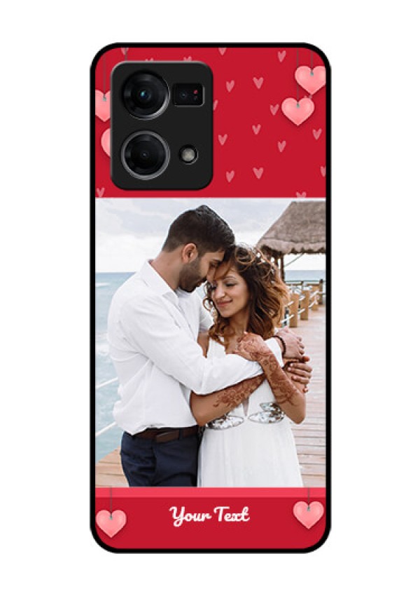 Oppo F21s Pro Custom Glass Phone Case - Valentines Day Design