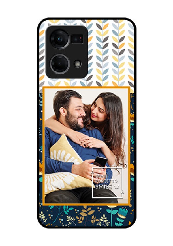 Oppo F21s Pro Custom Glass Mobile Case - Pattern Design
