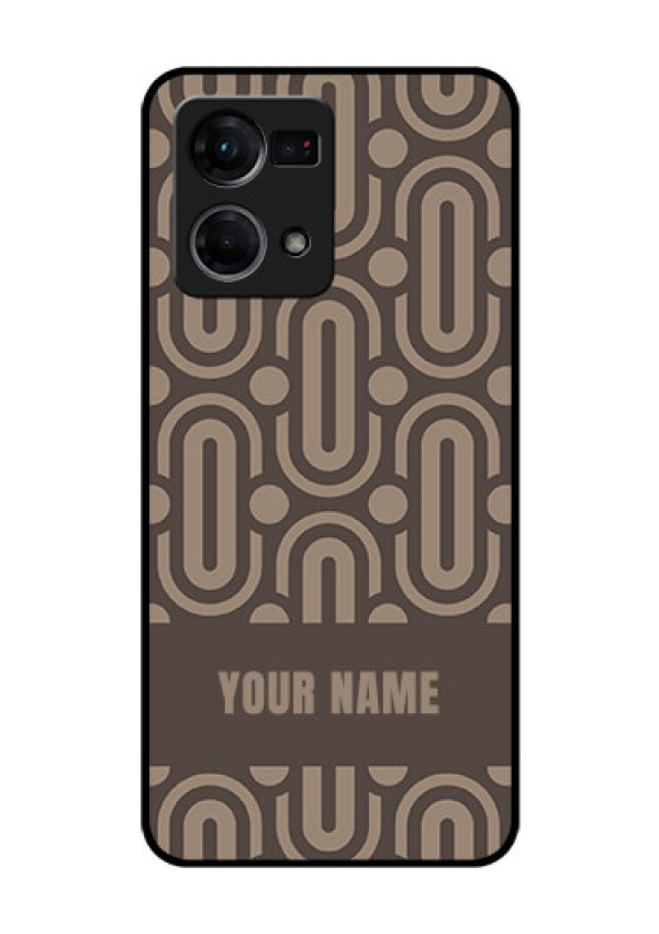 Oppo F21s Pro Custom Glass Phone Case - Captivating Zero Pattern Design