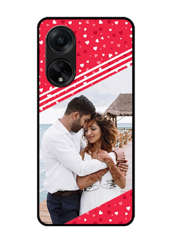 Oppo F23 5G Custom Glass Mobile Case - Valentines Gift Design