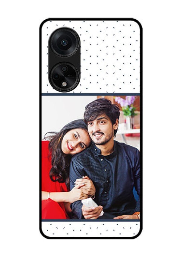 Oppo F23 5G Personalized Glass Phone Case - Premium Dot Design