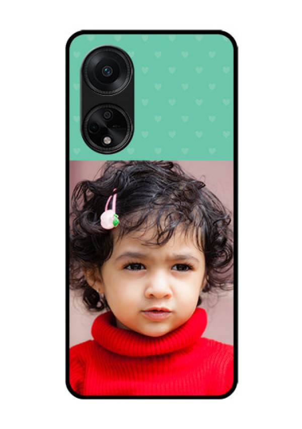 Oppo F23 5G Custom Glass Phone Case - Lovers Picture Design