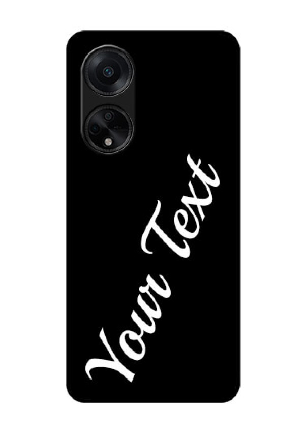 Oppo F23 5G Custom Glass Mobile Cover with Your Name