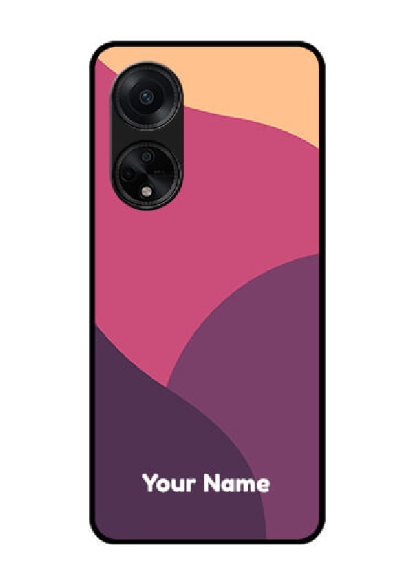 Oppo F23 5G Custom Glass Phone Case - Mixed Multi-colour abstract art Design