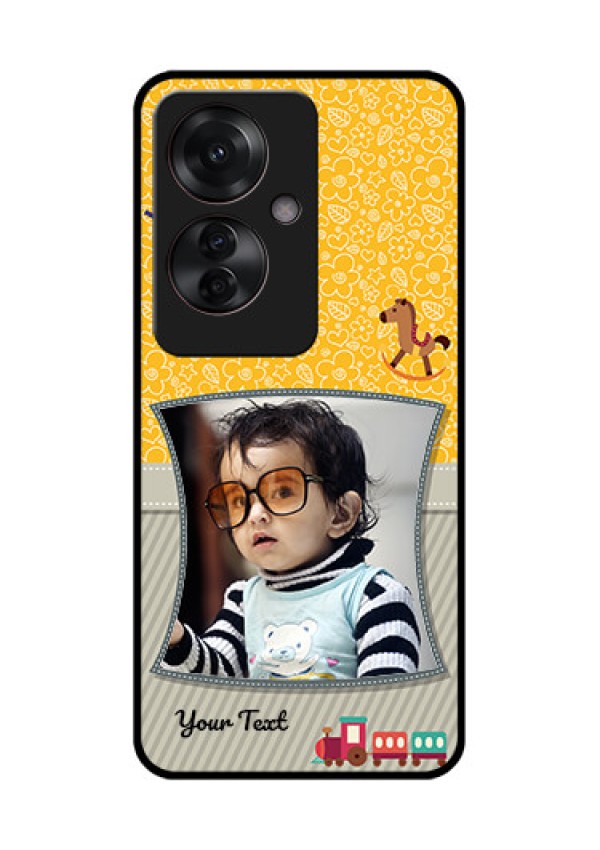 Oppo F25 Pro 5G Custom Glass Phone Case - Baby Picture Upload Design